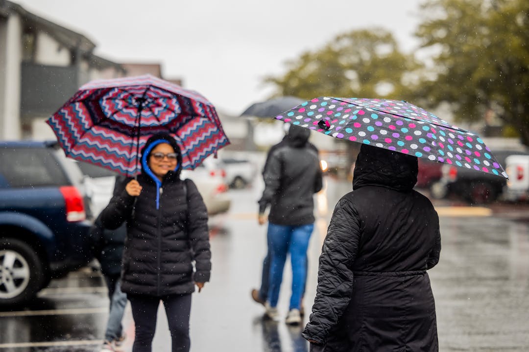 Sturdy umbrella shielding against heavy rainfall representing protective financial provisions
