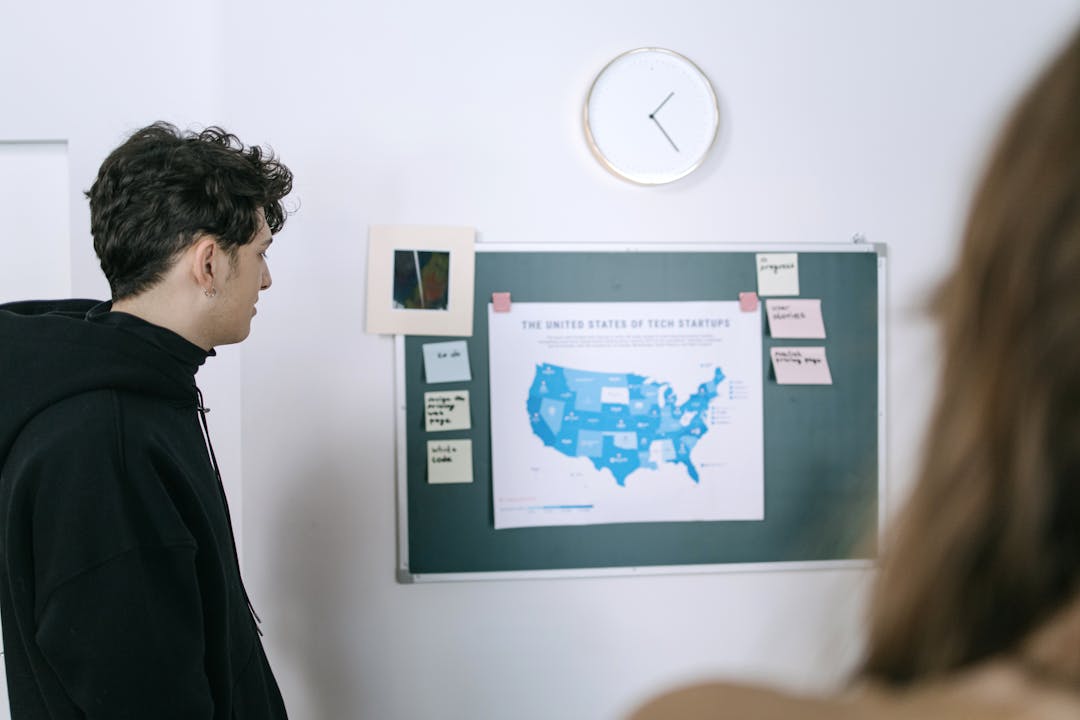 Collage showing various industry sectors including manufacturing, office work, and construction