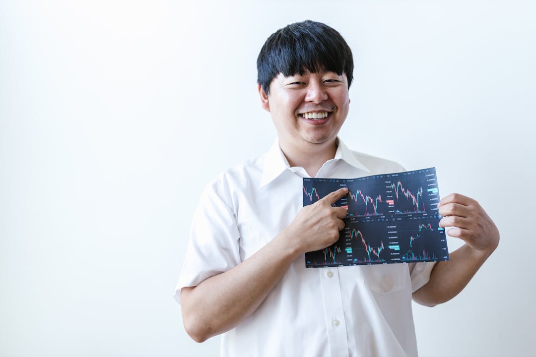 Financial analyst examining investment portfolio breakdown and risk assessment data