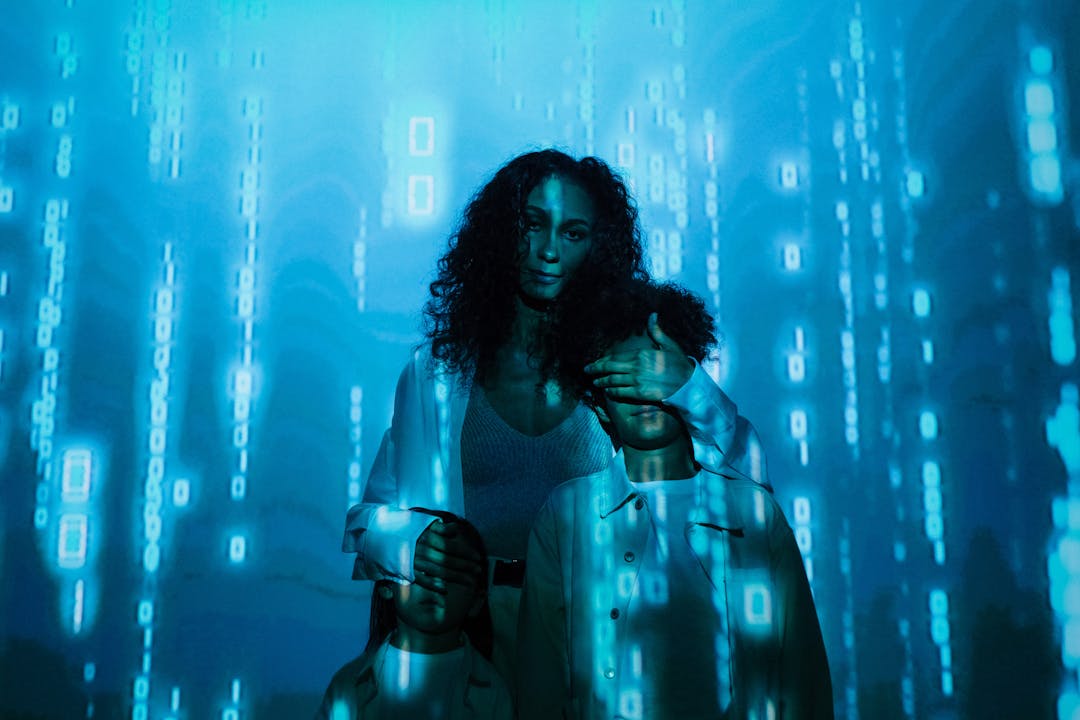 Digital security concept showing vulnerability assessment and breach risk evaluation in data systems