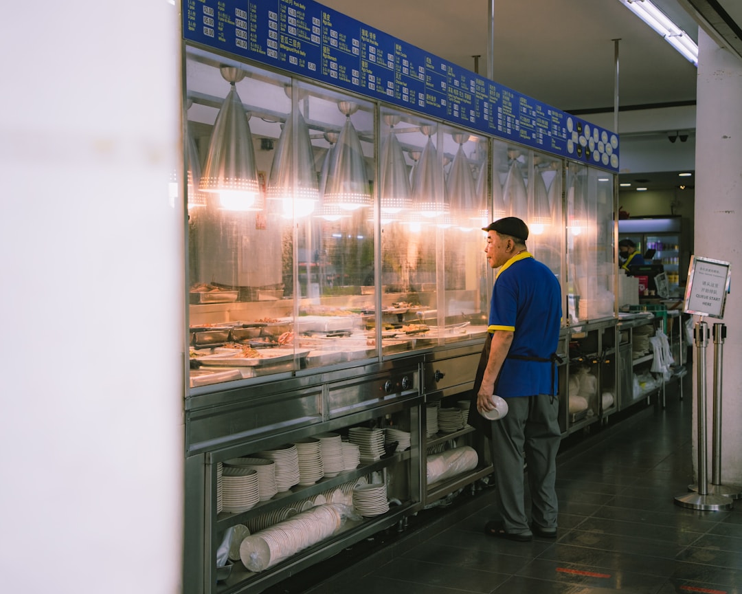 Third-party auditor conducting food facility inspection and quality assessment
