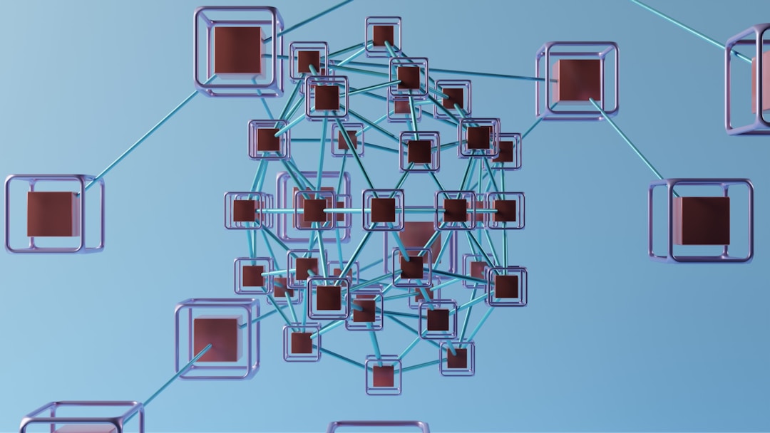 Abstract visualization of interconnected digital platforms and networks showing dependencies
