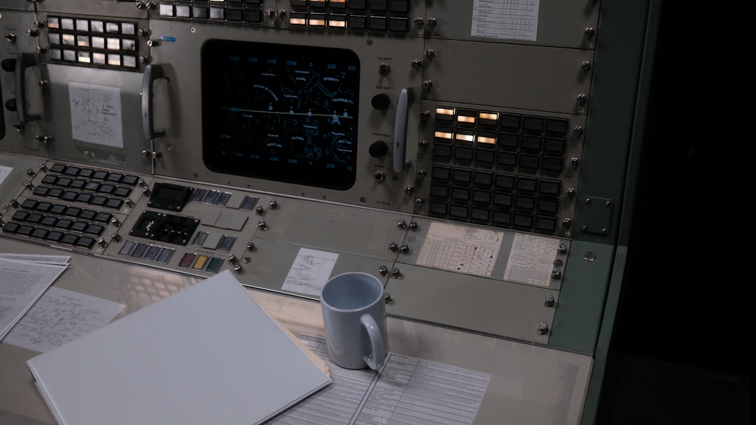 Empty pilot seat in aircraft cockpit simulator, representing absence scenarios and backup capability testing