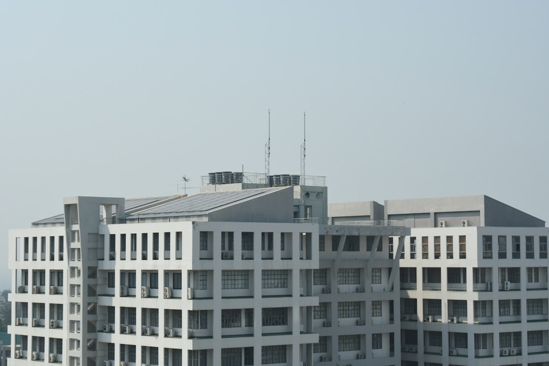 Official government regulatory office building entrance symbolizing permit authority jurisdiction