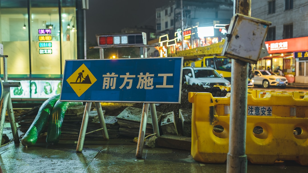 Construction workplace demonstrating safety equipment and compliance practices