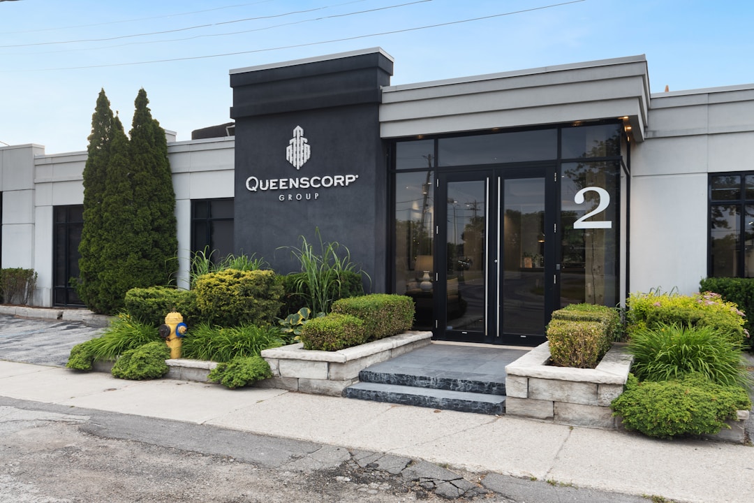 Modern office building exterior showing commercial real estate property