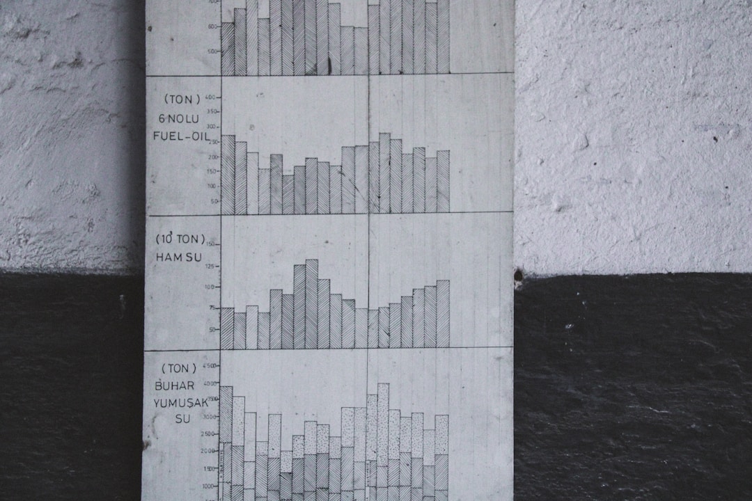 Abstract visualization of data points scattered across a range showing variance and distribution