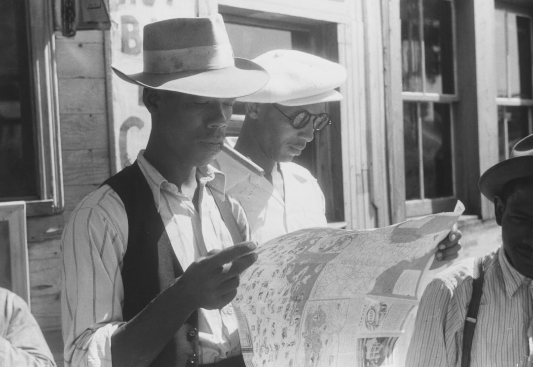Detailed road map with planned route marked showing journey from start to destination