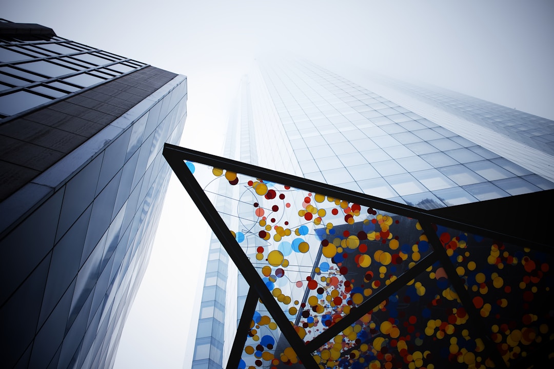 Visual representation of interconnected business competitors and market relationships