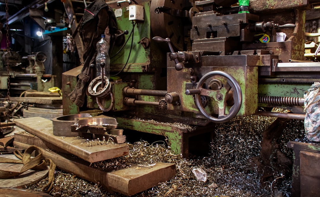 Industrial manufacturing floor with equipment and machinery representing asset-intensive businesses