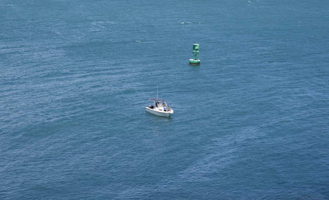 Lighthouse beacon cutting through fog, representing guidance through competitive market uncertainty