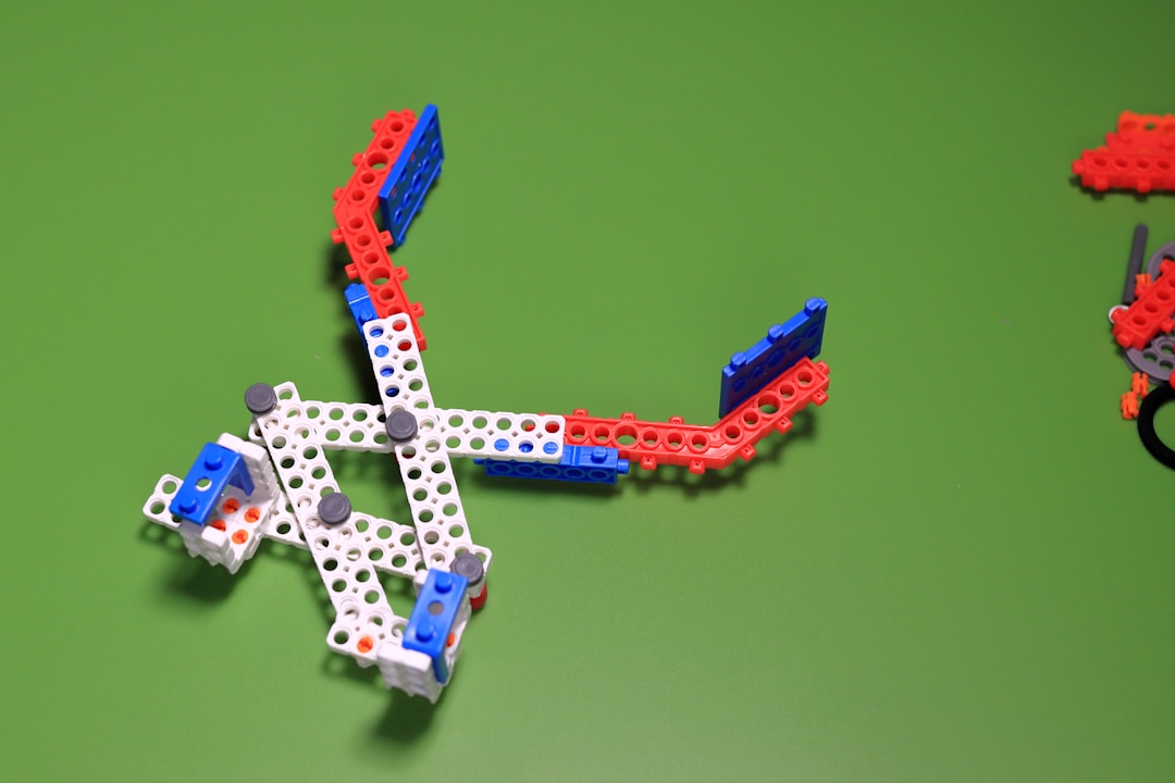 Interlocking puzzle pieces in various colors showing interconnected business components